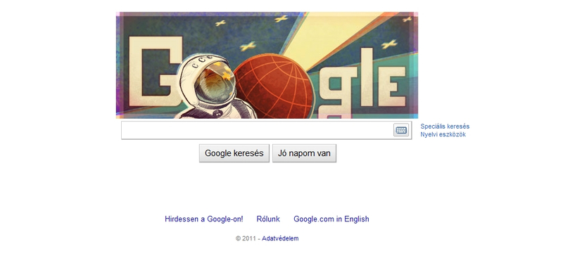 Gagarin űrutazására emlékezik a Google