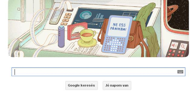 Fotó: Douglas Adamsre emlékezik ma a Google