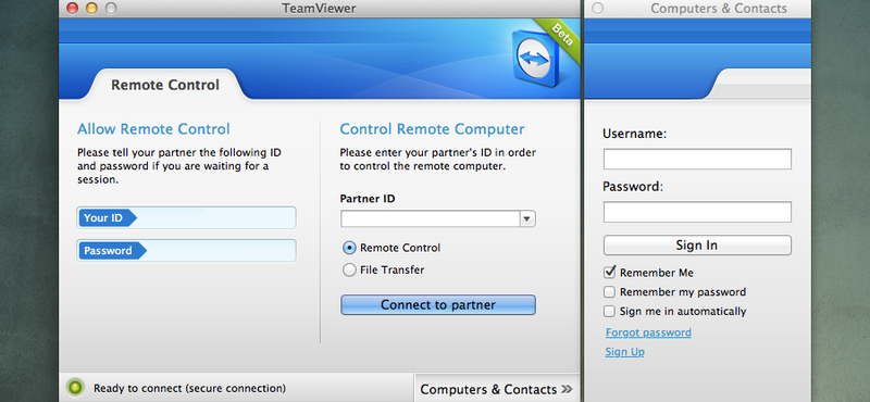 Immár letölthető a TeamViewer 7 béta Macre és Androidra is