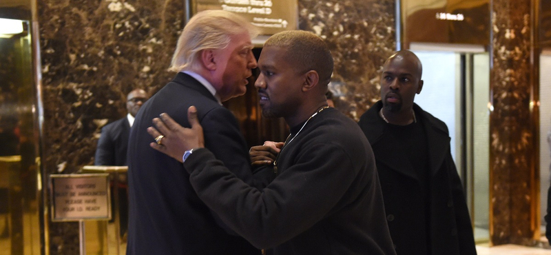 Trump sárkányenergiájáról tweetelt Kanye West