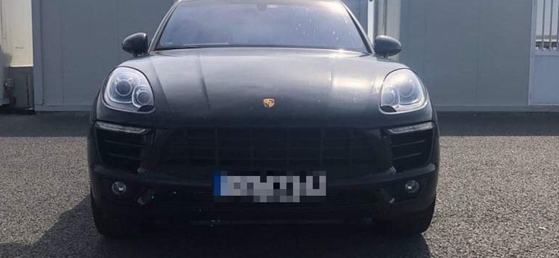 Lopott Porsche akadt fenn a határellenőrzésen