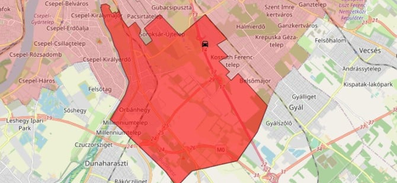 Baleset történt az M5-ösön, egy sávban áll a forgalom