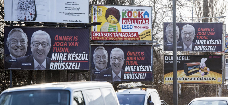 A Kúria szerint sem vizsgálhatók a Juncker-ellenes plakátok