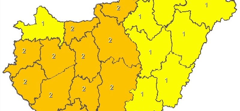 Mutatjuk, merre lesz nagy zuhé - térképek