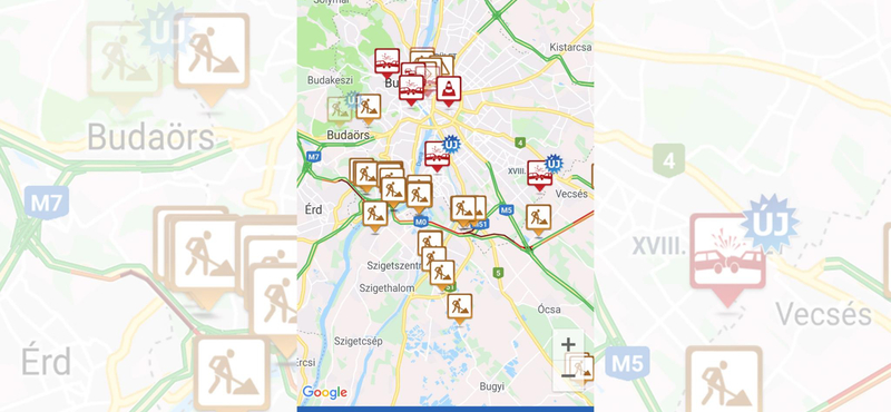 Sokat autózik? Megújult a rendőrség alkalmazása, töltse le, segít elkerülni a dugókat