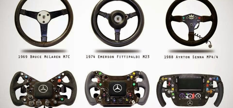 Videó: így lett a fakormányból kistévé az F1 autóiban