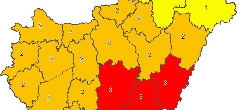 Megjött az újabb afrikai hőhullám, vörös figyelmeztetést adtak ki