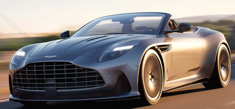 325 km/h és nyitható tető: itt a legújabb biturbó V8 Aston Martin