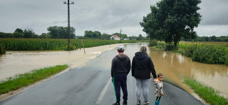 Tizenöt centivel az eddigi rekord felett van a Dráva vízállása