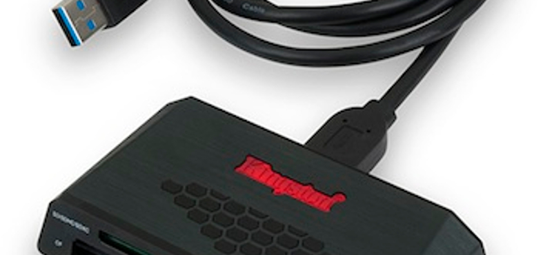 Kicsi, de gyors: USB 3.0-ás kártyaolvasó a Kingstontól