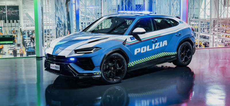 666 lóerős Lamborghinivel cirkálnak majd az olasz rendőrök