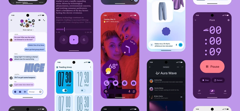 Új külsőt kap az Android, így néz majd ki az Android 16