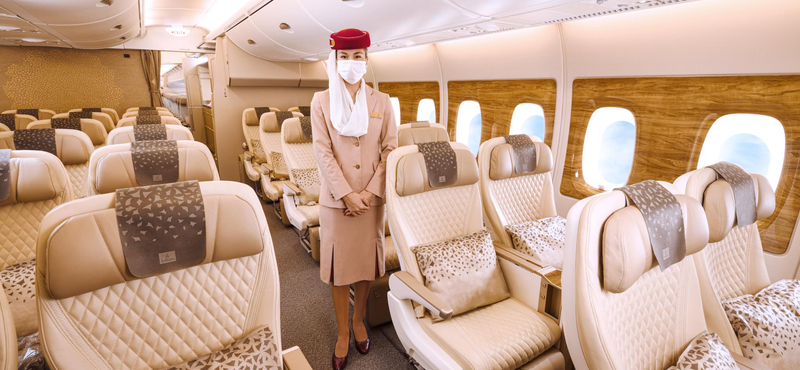 Érdemes megnézni az Emirates új osztályát: fotókon a Premium Economy kabin