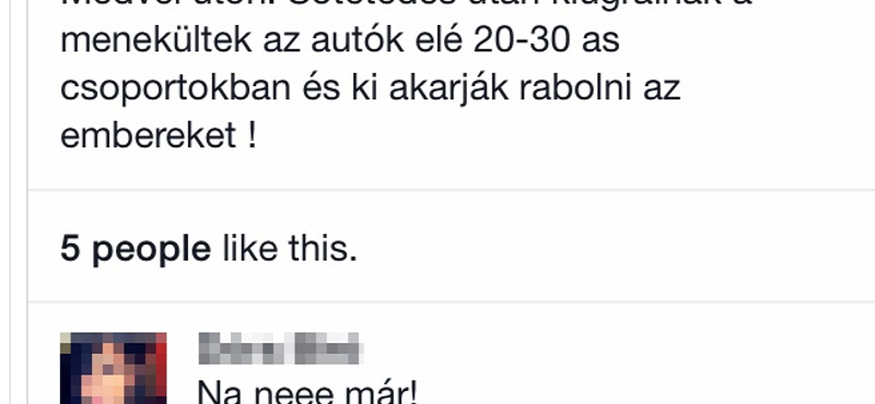 Rémhír terjed a menekültekről a Facebookon