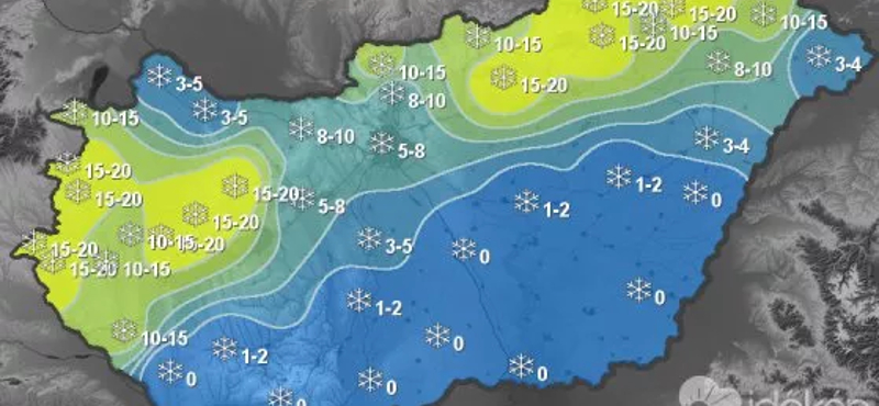 Időkép: Megismétlődhet szombaton a 2013-as nagy hóvihar