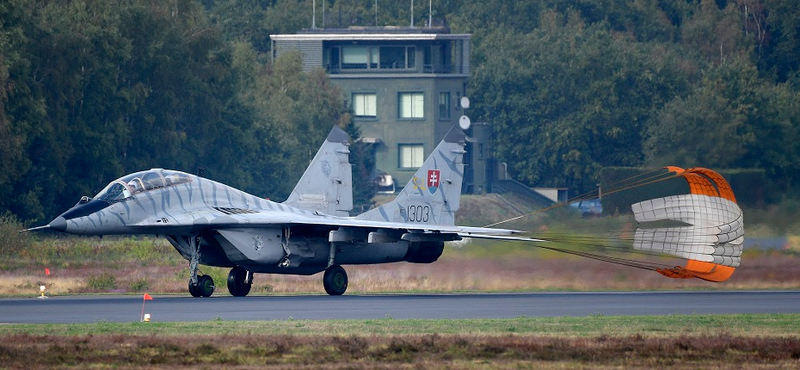 Megérkezett az első négy szlovák MiG-29-es vadászgép Ukrajnába