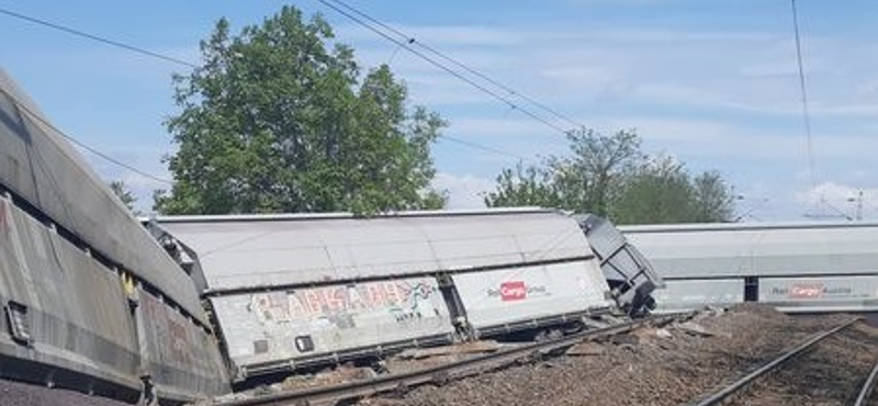 Kisiklott egy tehervonat, leállt a vasúti közlekedés a záhonyi fővonalon