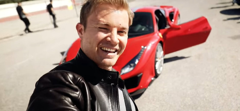 Videó: Nico Rosberg kezei közt sírt a Ferrari 488 Pista