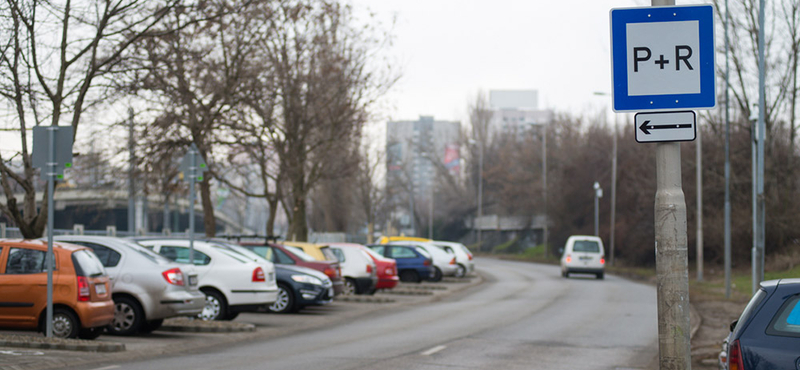 350 férőhelyes P+R parkolóhely épül Békásmegyernél