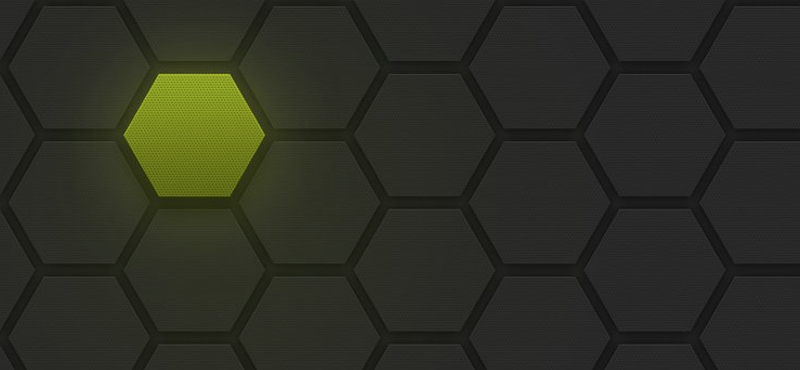 Mai háttérkép: Hexagon wallpaper v2