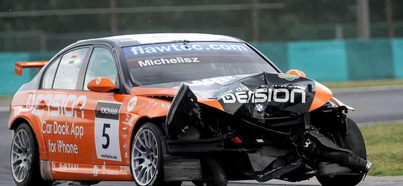 Michelisz ütközött, az eső közbeszólt a Hungaroringen