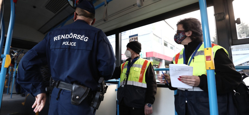 Két nap alatt 50 emberrel szemben intézkedtek két budapesti buszjáraton