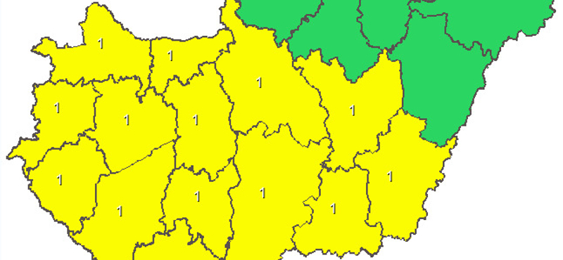 Hidegfront, több fokos lehűlés - riasztást és figyelmeztetést is kiadtak