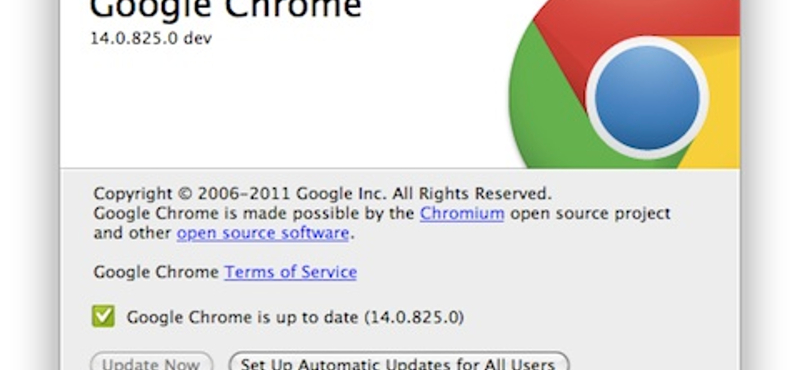 Letölthető a Google Chrome 14 friss fejlesztői változata