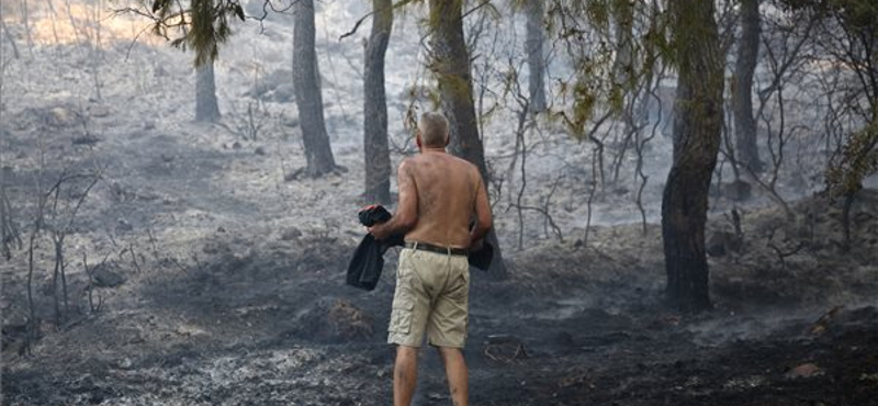 Tűzvész Görögországban: már Athén környékéről is ezrével menekítik az embereket