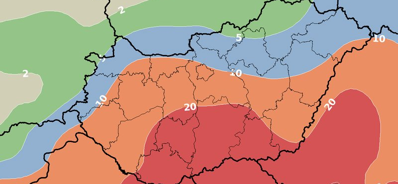 Még több hó jön a hétvégén - térkép