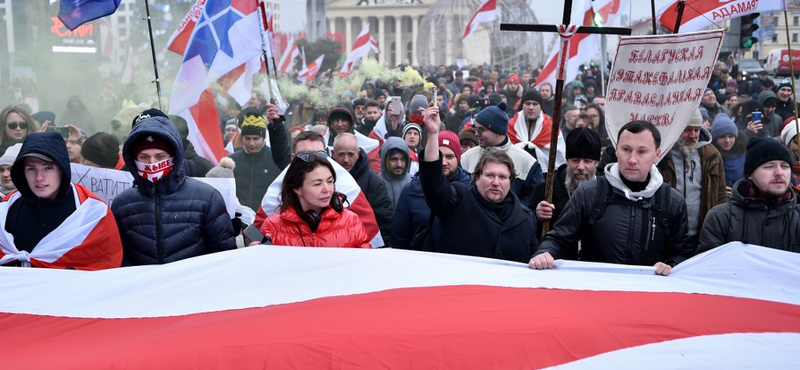 Vlagyimir Putyin ellen tüntettek Európa utolsó, Moszkva-barát diktatúrájában