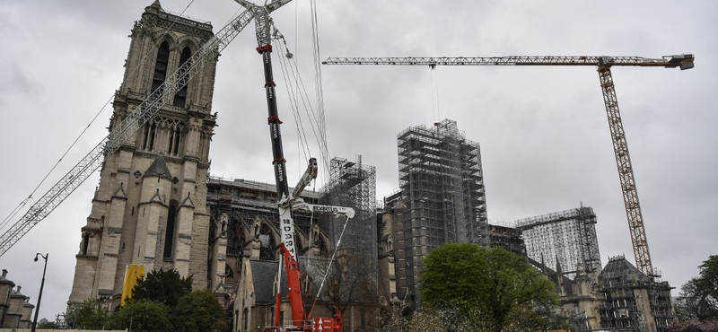 Így fest most a négy éve leégett Notre-Dame székesegyház - fotók