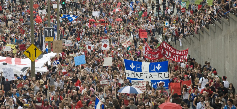 Óriási a feszültség, további diáktüntetések várhatóak Québecben