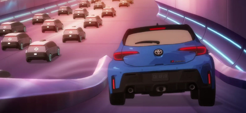 Saját animesorozatot készített a Toyota, ahol az önvezető autók a rosszak