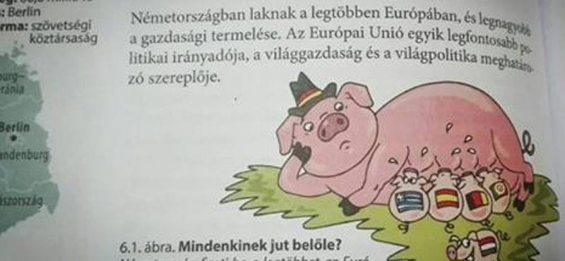 Megmagyarázta a kormány, miért áll saját lábán a magyar malac a tankönyvben