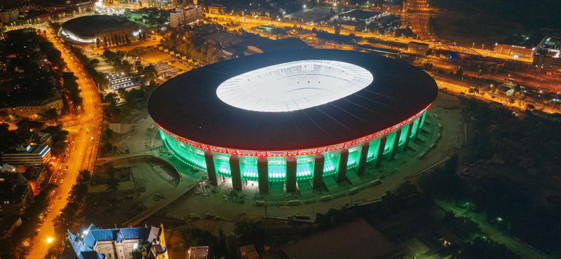 Napi 7000 forintba kerül az új Puskás stadion folyamatos esti kivilágítása