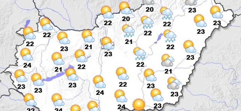 Enyhül a hőség csütörökön, mielőtt hétvégén visszatér a kánikula