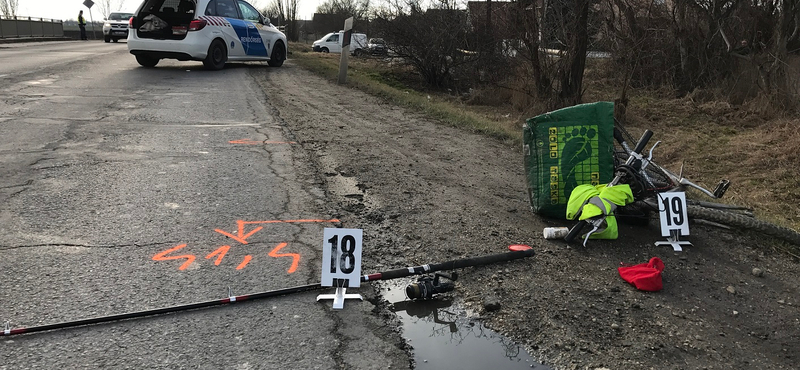 Megrendítő képek jöttek a halálos biciklibaleset helyszínéről