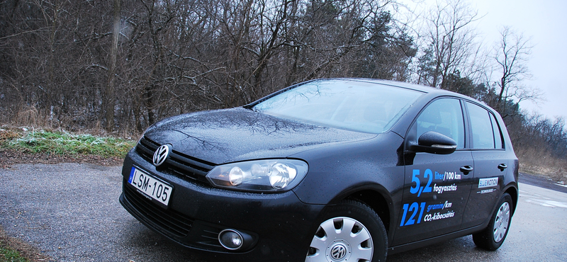 Volkswagen Golf 1,2 TSI Bluemotion teszt: fogyasztásról szól minden