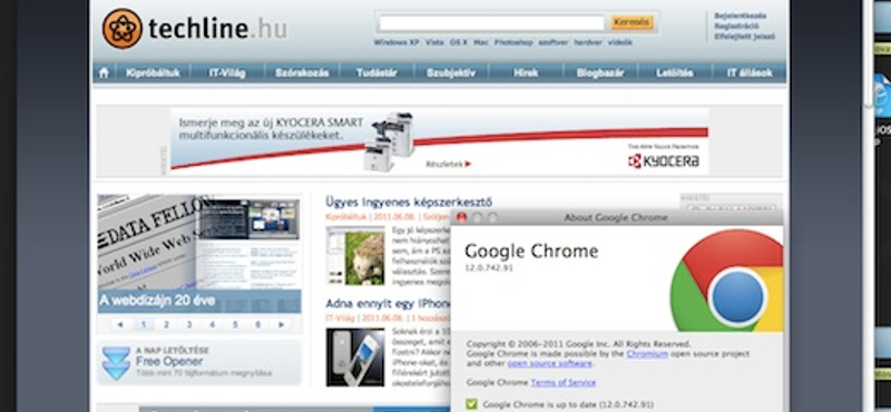 Letölthető a végleges Chrome 12 és a Chrome 13 béta is