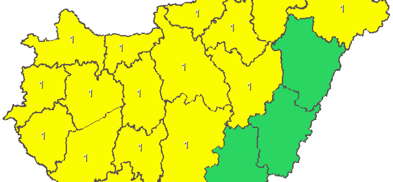 Talajmenti fagy miatt adtak ki figyelmeztetést – térkép