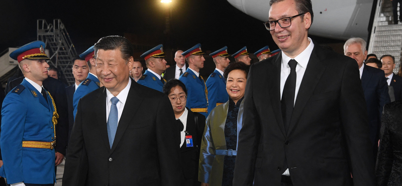 Szerbiába érkezett Hszi Csin-ping kínai elnök