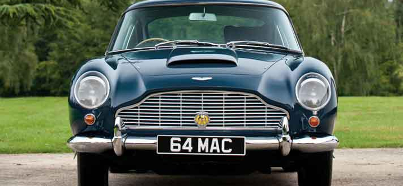 Aston Martin DB5 1964-ből: Paul McCartney egykori autója