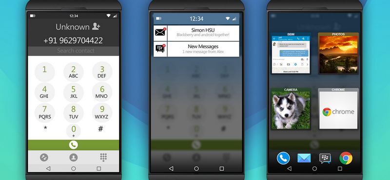 Érdekes koncepció: így nézhetne ki az androidos BlackBerry