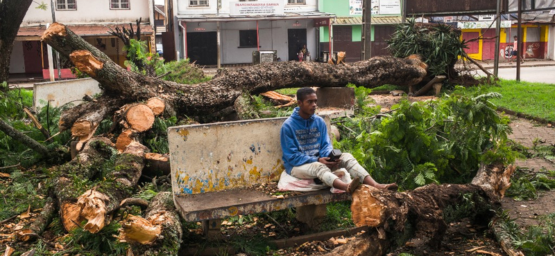 Egész falvakat sodort el egy ciklon Madagaszkáron