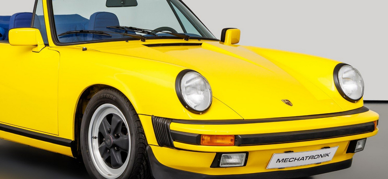 Ez a retinaszaggató sárga-kék Porsche 4 évtizeddel tekeri vissza az idő kerekét