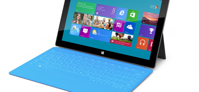 Itt a Microsoft saját táblagépe, a Surface [galéria és videó]