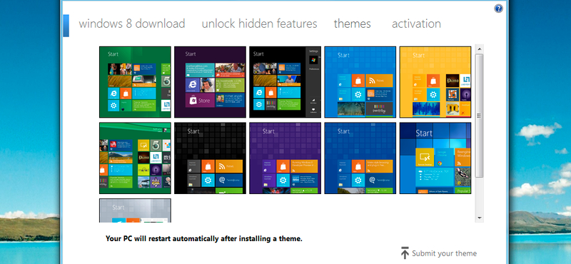 Windows 8 skinek cseréje és tuningolás, egy kattintással