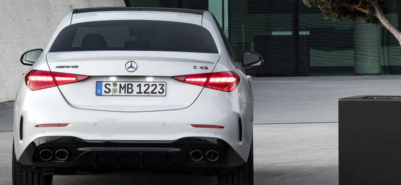 Beárazták az elektromos turbós új Mercedes-AMG C43-at