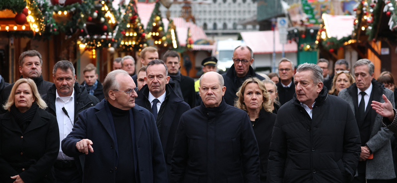 Olaf Scholz Magdeburgba utazott, az Egyesült Államok felajánlotta a segítségét a karácsonyi vásárban történt tragédia miatt